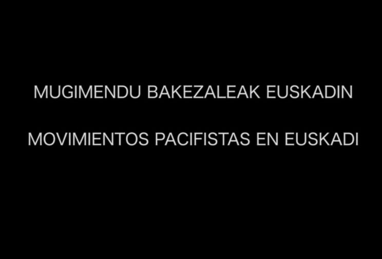 Movimientos pacifistas en Euskadi